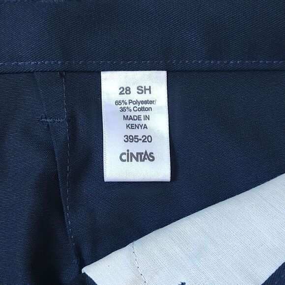 Cintas‎ New With Tag Navy Plus Size 28 Short Cathy Fit Female Work Pant - Picture 10 of 11
